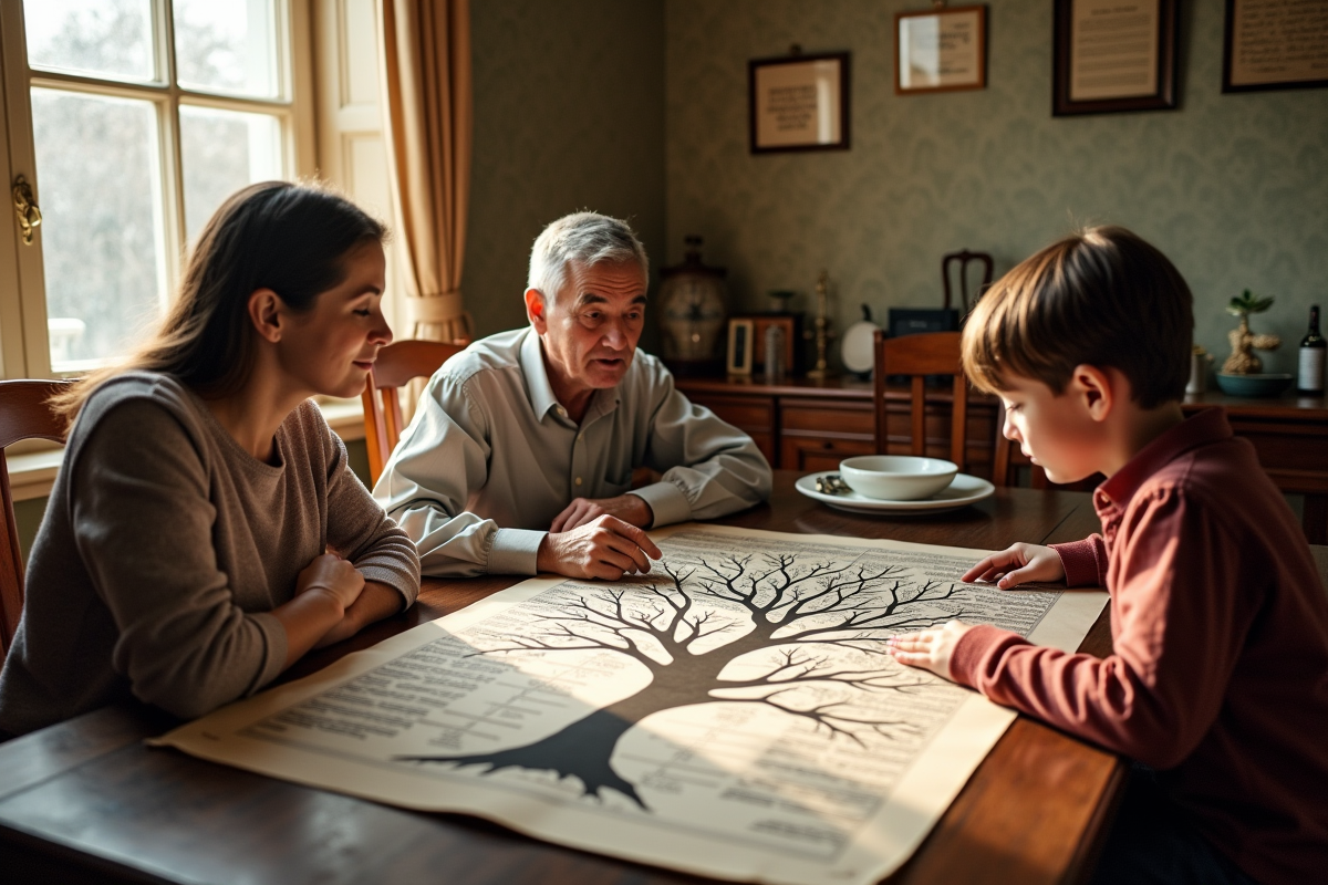 Trois générations autour d